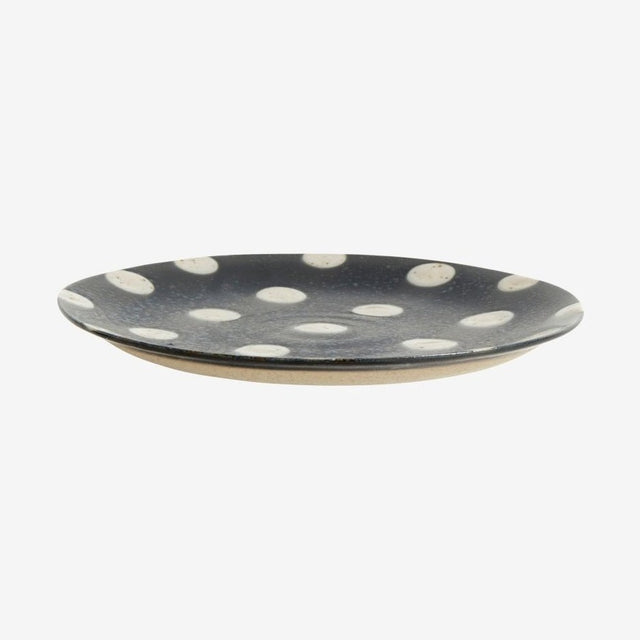 GRAINY underkop / gøteallerken - ø14 cm - mørkblå/sand Nordal TABLEWARE