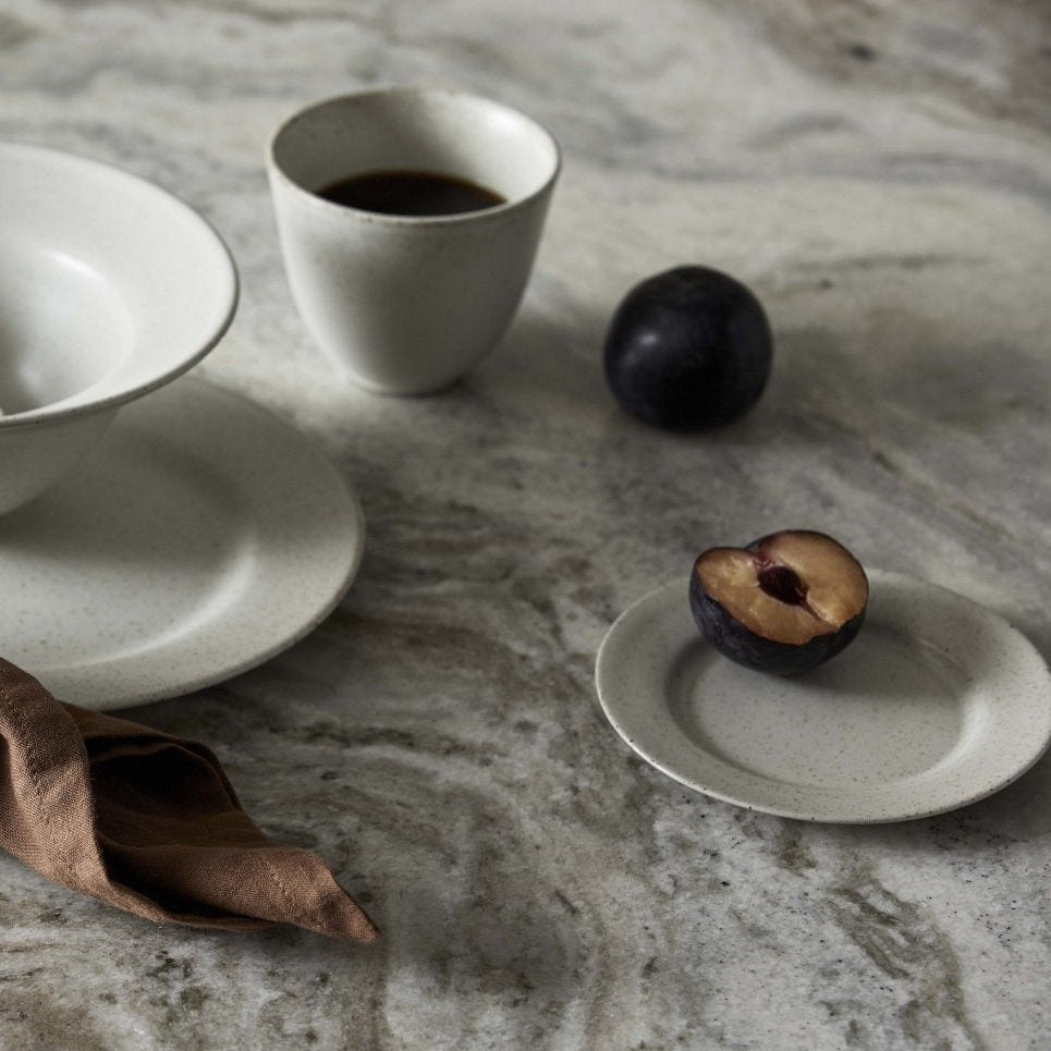 GRAWA lunsjplaten - ø20,5 cm - hvit Nordal TABLEWARE
