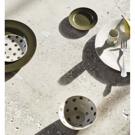 GRAWA underkoppen/kaketallerken - ø13,5 cm - mørkgrønn Nordal TABLEWARE