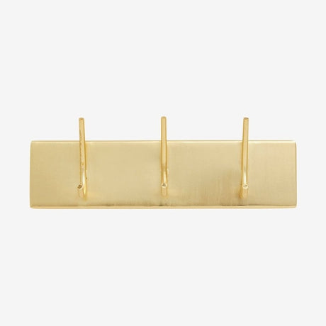 HAAOY-knekker i jern med 3 knekker - 27 cm - gullfinish Nordal COAT RACKS