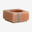 HAIDA firkantet marmor - h3 cm - rosa Nordal CANDLEHOLD