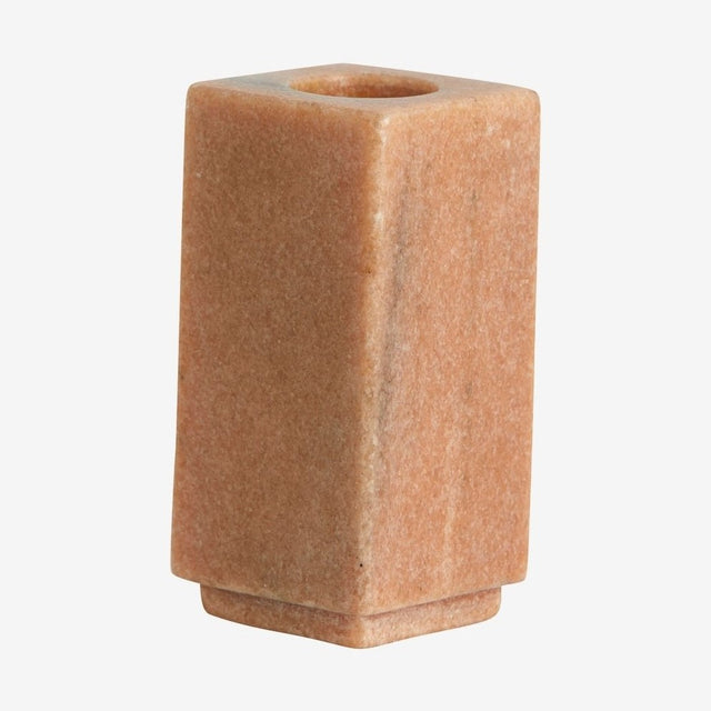 HAIDA lysestaker i marmor - h7,7 cm - rosa Nordal CANDLEHOLD