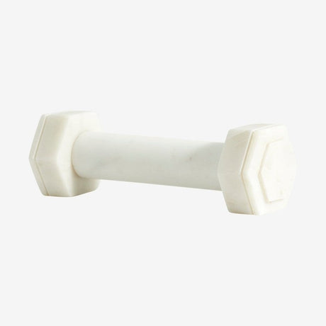 HVAR håndvekt til dekorasjon - l19,5 cm - hvit marmor Nordal DECO ITEMS