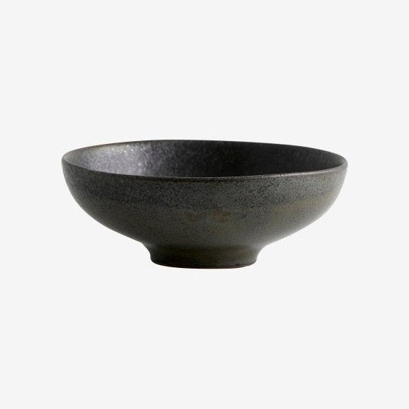 INEZ skål, M - sort Nordal TABLEWARE