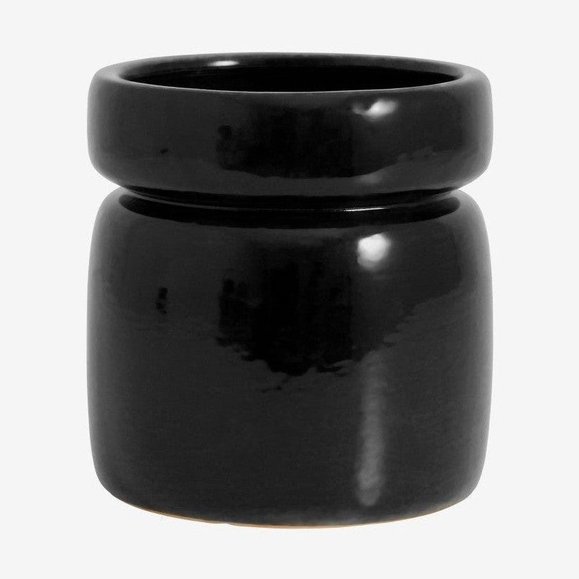 ISA potter av keramikk - ø15 cm - sort Nordal INDOOR POT