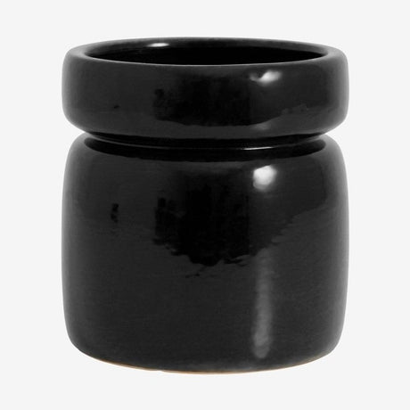 ISA potter av keramikk - ø15 cm - sort Nordal INDOOR POT