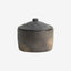 JUNIPER krukke med lokk - sort Nordal TABLEWARE