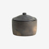 JUNIPER krukke med lokk - sort Nordal TABLEWARE