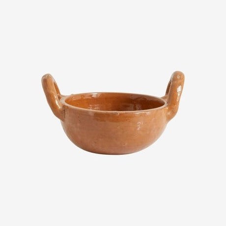 JUNIPER skål med håndtak - brun Nordal TABLEWARE