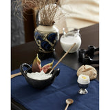 JUNIPER skål med håndtak - sort Nordal TABLEWARE