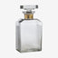 Karaffel i håndledd glass - h23 cm - gull finish - klar Nordal GLASS/JUGS