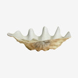 KICHI muslingeskall til dekorasjon - stor - L52 cm - hvit/beige Nordal DECO ITEMS