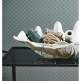 KICHI muslingeskall til dekorasjon - stor - L52 cm - hvit/beige Nordal DECO ITEMS