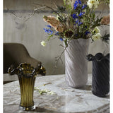 KORO vase, glass - grå Nordal VASEBOWL