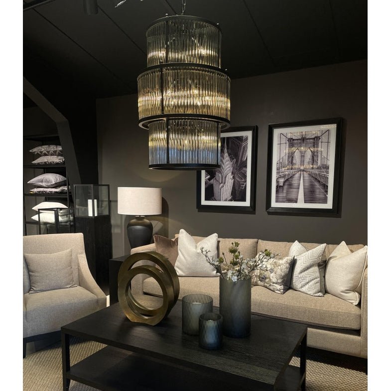 Taklampe: Taklampe Corona black D55 trippel fra Homefactory - Bildenr: 2