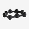 LEMNOS lysestake, aluminium - sort Nordal CANDLEHOLD