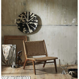 LIPSI-dekorasjonsfat, L - svart/sand Nordal DECO ITEMS