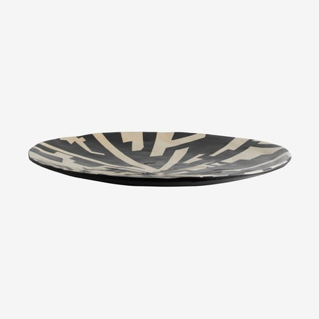 LIPSI-dekorasjonsfat, L - svart/sand Nordal DECO ITEMS