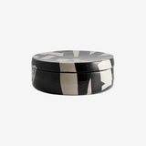 LIPSI lagring med lokk - svart/sand Nordal DECO ITEMS