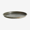 LOMBOK plate i jern, M, antikk - sølv finish Nordal DECO ITEMS