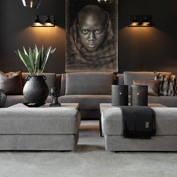 TARANTO Lykta i metall L Artwood Lanterne og lysglass