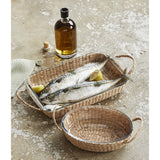 MACE ovnfast plate i glass m/korg, rundt Nordal TABLEWARE