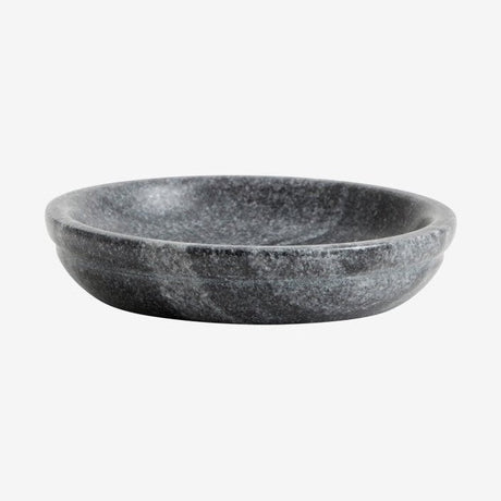 MARBLE skål i marmor - ø10 cm - svart/grå Nordal BATHROOM A