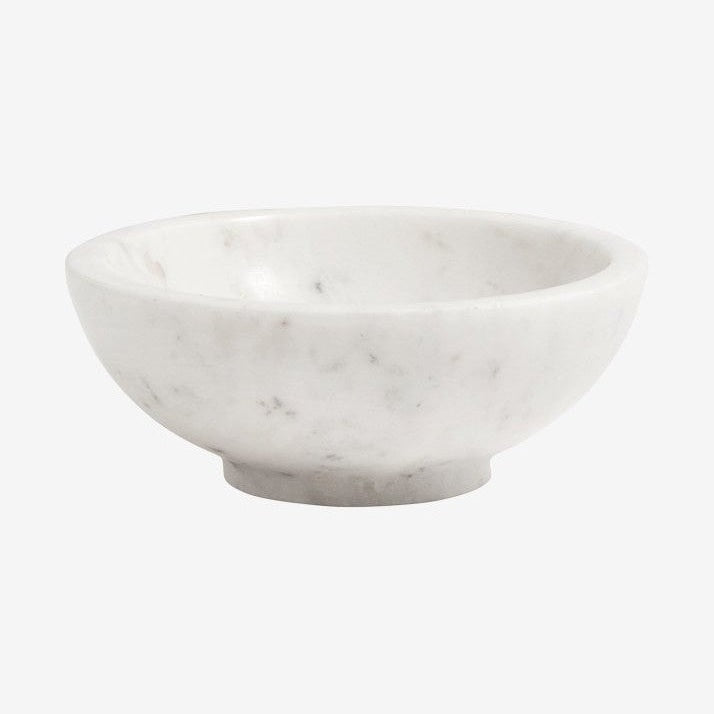 Marble skål i marmor - ø13 cm - hvit Nordal BATHROOM A