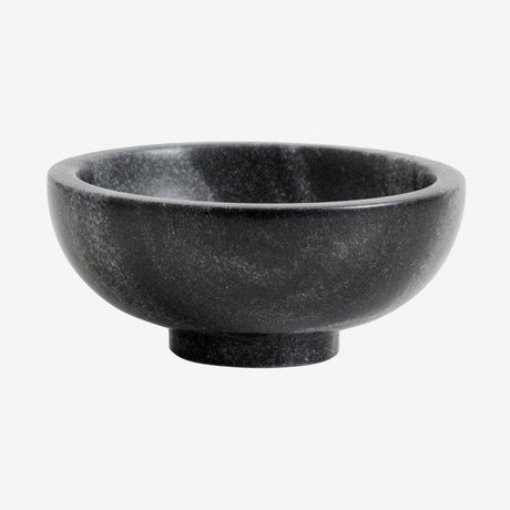 MARBLE skål i marmor - ø13 cm - svart/grå Nordal BATHROOM A