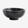 MARBLE skål i marmor - ø13 cm - svart/grå Nordal BATHROOM A