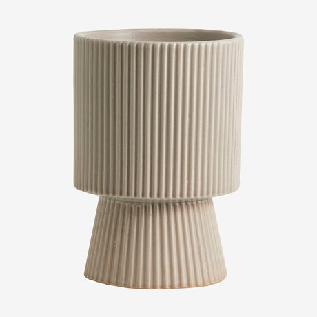 MULL gresspotter i stein - stor - ø16 cm - sand Nordal INDOOR POT