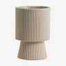 MULL gresspotter i stein - stor - ø16 cm - sand Nordal INDOOR POT