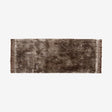 NOBLE tepper med frynser, 75x200 - varm grå Nordal CARPETS