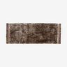 NOBLE tepper med frynser, 75x200 - varm grå Nordal CARPETS