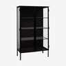 OREGON Vindueskap av jern - 153x90 - sort Nordal CABINETS