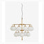 PALMA lysekrone - ø74 cm - messing/hvit Nordal HANG LAMPS