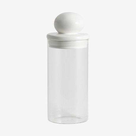 PLUM-lagringsglass med keramisk lokk - klar Nordal STORAGE