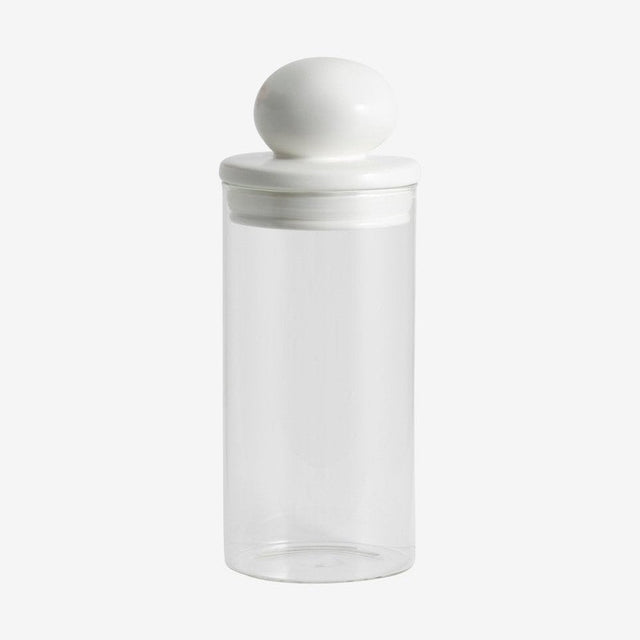 PLUM-lagringsglass med keramisk lokk - klar Nordal STORAGE