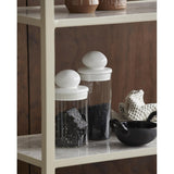 PLUM-lagringsglass med keramisk lokk - klar Nordal STORAGE
