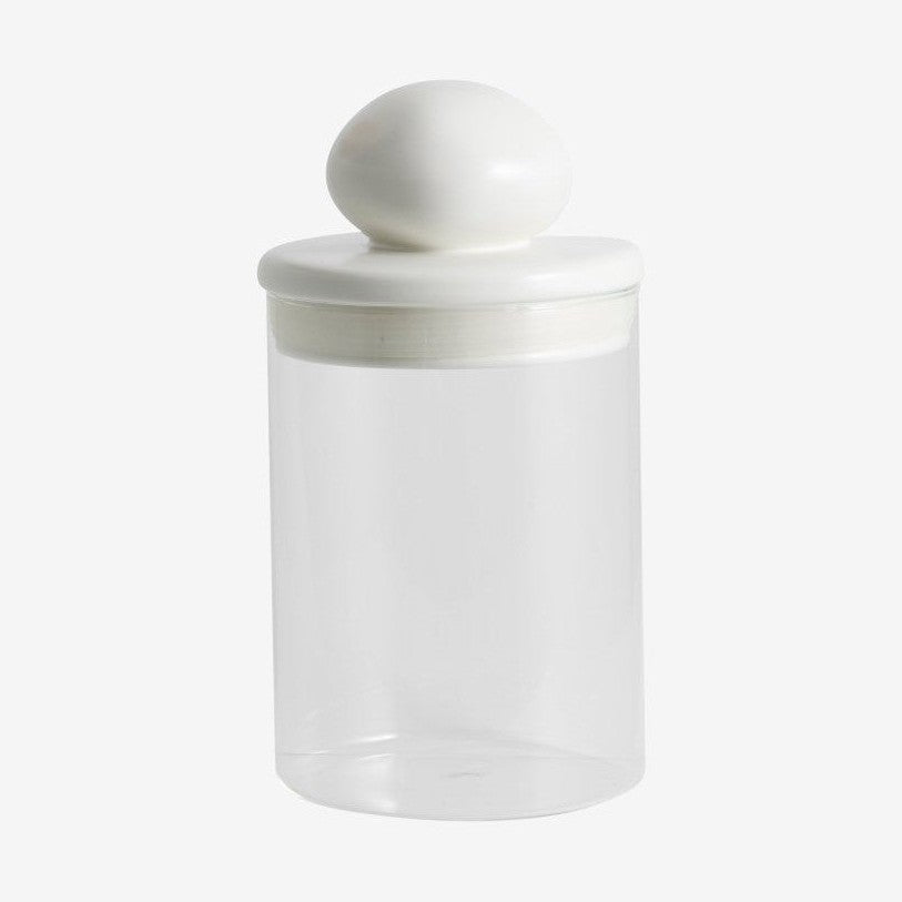 PLUM-lagringsglass med keramisk lokk - klar Nordal STORAGE