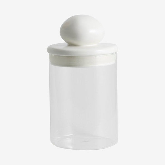 PLUM-lagringsglass med keramisk lokk - klar Nordal STORAGE