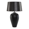 Bordlampe: FLORENCE bordlampe mattsvart SHADE CYLINDER LEATHER BLACK - Medium - 82-60002-39 fra Artwood - Bildenr: 1