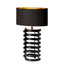 Bordlampe: Nevada bordlampe sort Lin Black - Copper fra Homefactory - Bildenr: 1