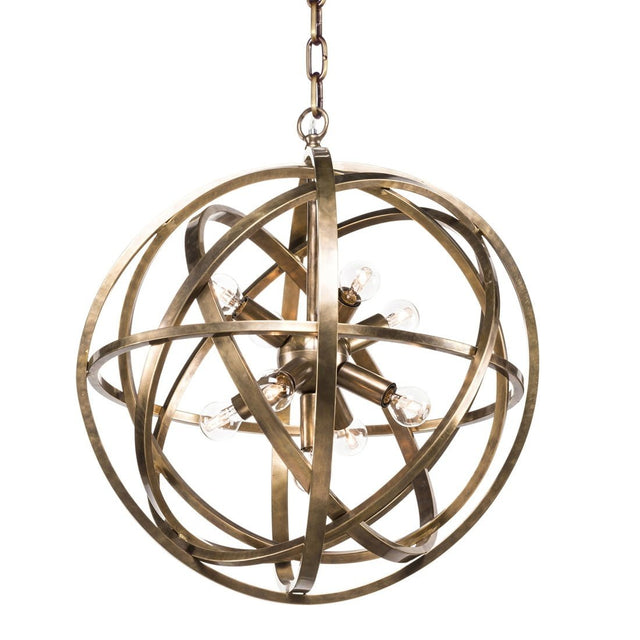 NEST Taklampe Brass Artwood Taklampe