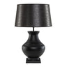 Bordlampe: BERGAMO bordlampe SHADE CLASSIC LEATHER BLACK - 82-60008-39 fra Artwood - Bildenr: 1