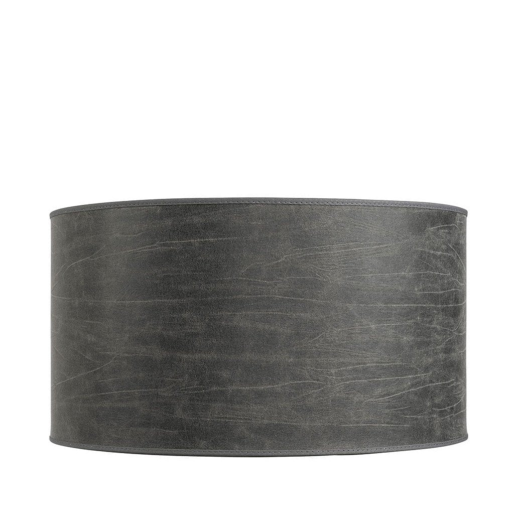 Gulvlampe: GRAZ gulvlampe old brass SHADE CYLINDER LEATHER GREY - Small - 82-60003-48 fra Artwood - Bildenr: 17