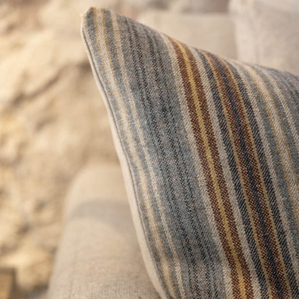 GLENSDALE STRIPED Denim putetrekk Artwood Pute