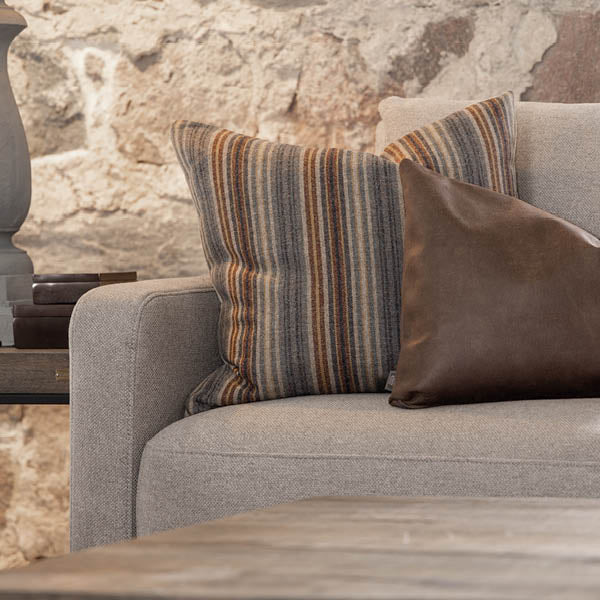 GLENSDALE STRIPED Denim putetrekk Artwood Pute