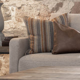 GLENSDALE STRIPED Denim putetrekk Artwood Pute