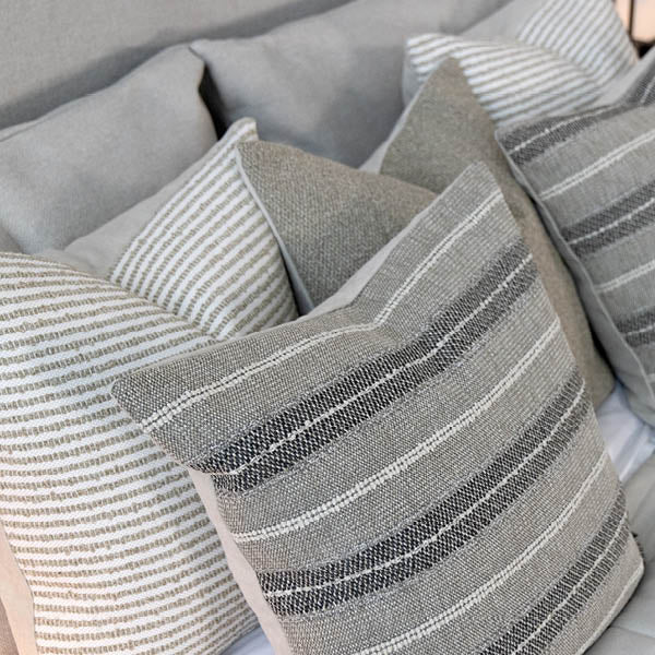 NOMAD ENKEL STRIPE Natural Putetrekk Artwood Pute
